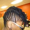 Mohawk Flat twist Updo