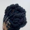 Loc Updo on waist long loc's